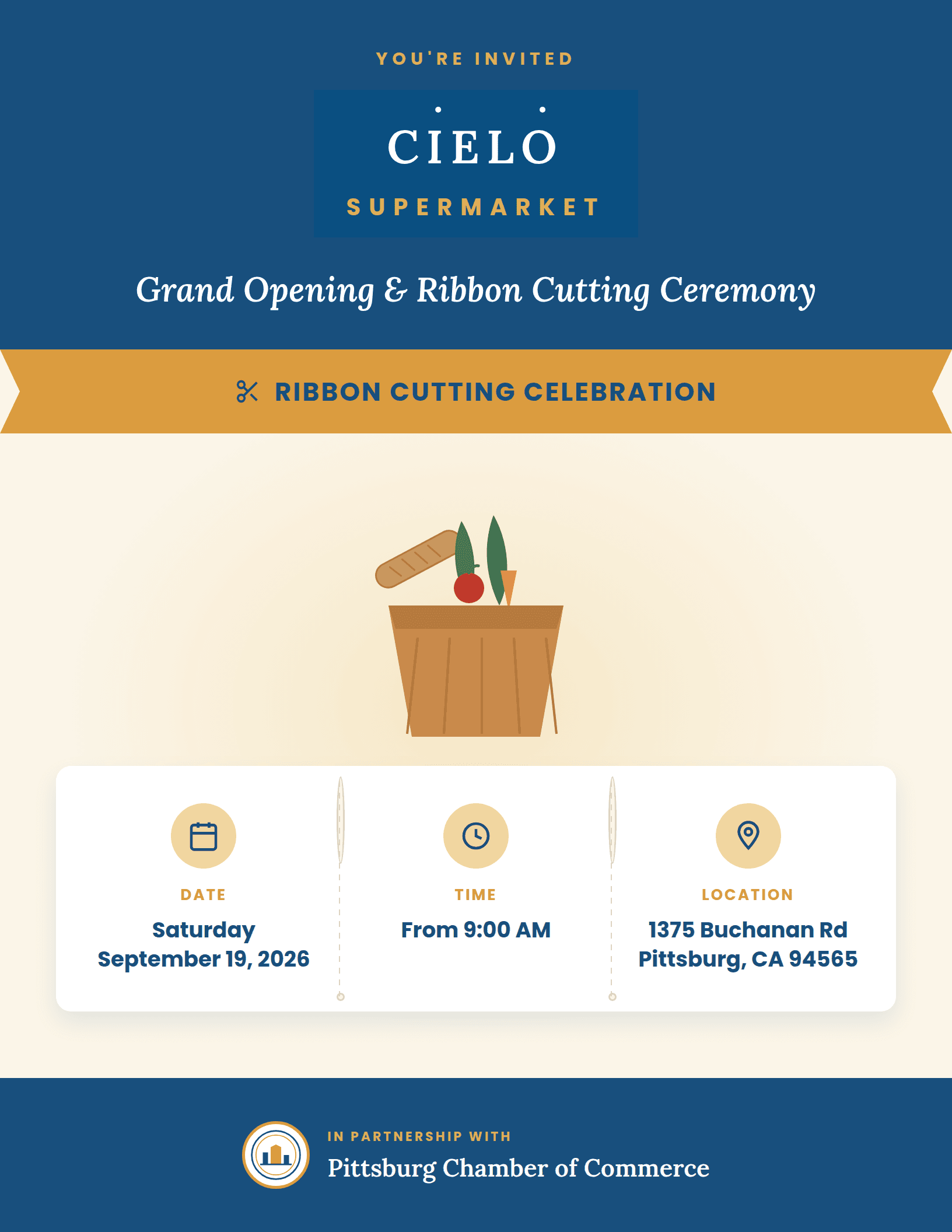 Cielo Supermarket Grand Opening