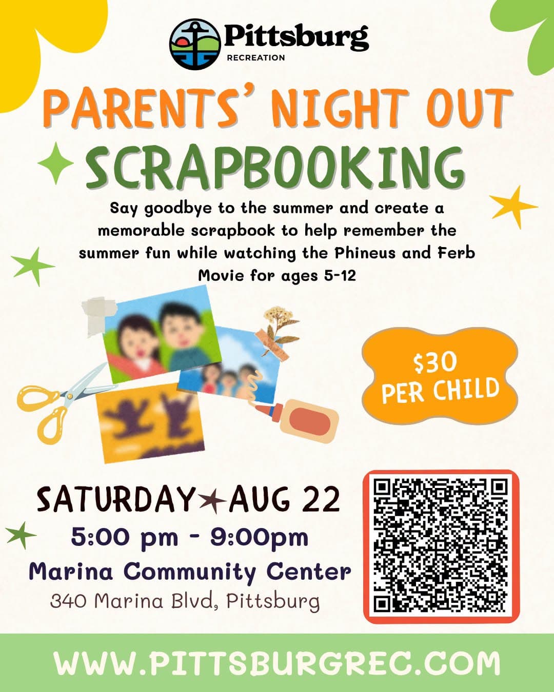 Parents Night Out - Scrapbooking