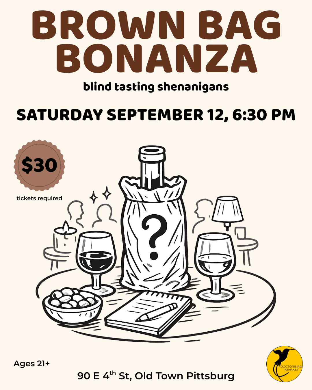 Brown Bag Bonanza: A Blind Wine Tasting